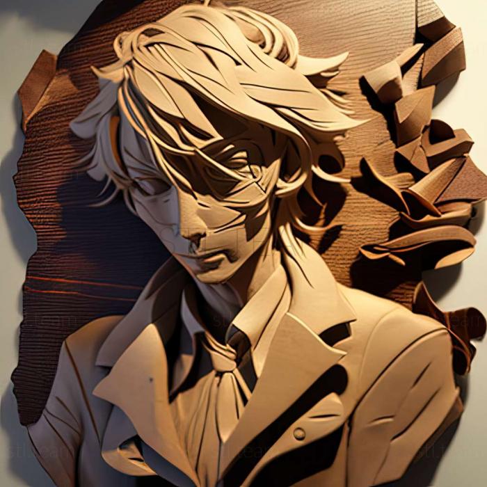 3D model Takuichi Aoki from Bungo Stray Dogs (STL)